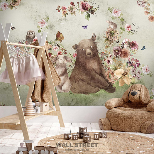 Фотообои в интерьере артикул Woody 1, WOODY, Wall street
