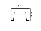 Артикул Брус 135X85X2000, Серый Кипарис, Архитектурный брус, Cosca в текстуре, фото 2