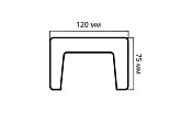 Артикул Брус 120X75X4000, Красный Сандал, Архитектурный брус, Cosca в текстуре, фото 2