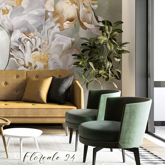 Фотообои в интерьере артикул Floreale-24: 15, FLOREALE 24, Wall street
